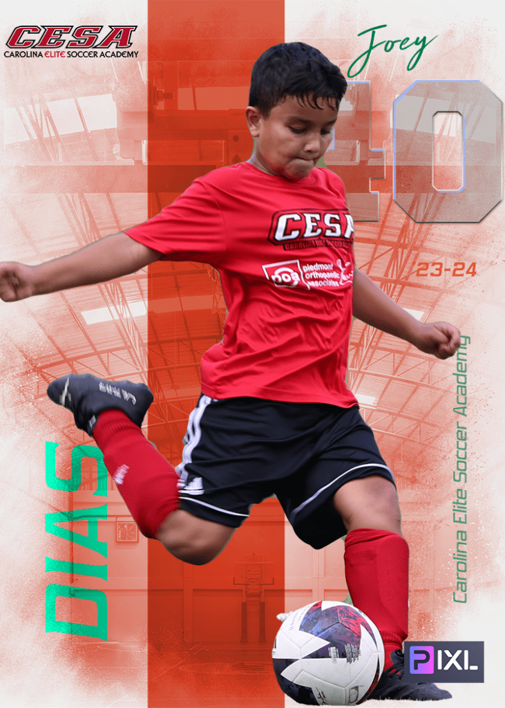 Example of Soccer Youth Sports Trading Cards 